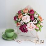 Букет из конфет в конверте